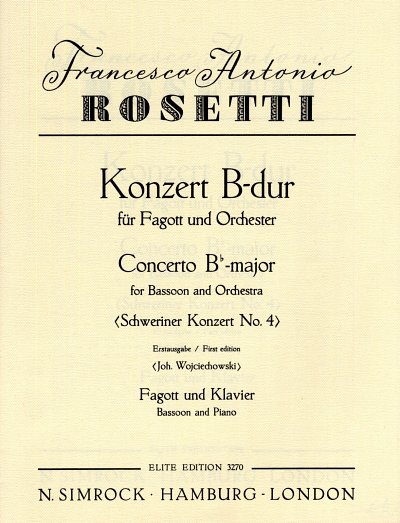 A. Rosetti: Konzert B-Dur Murray C73 , FagOrch (KASt)