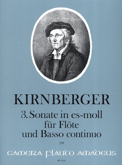 J.P. Kirnberger: Sonate Nr. 3 es-moll, FlBc (Pa+St)