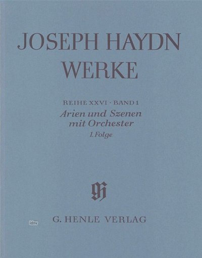 J. Haydn: Arien und Szenen mit Orchester 1. Folge, Orch (Pa)