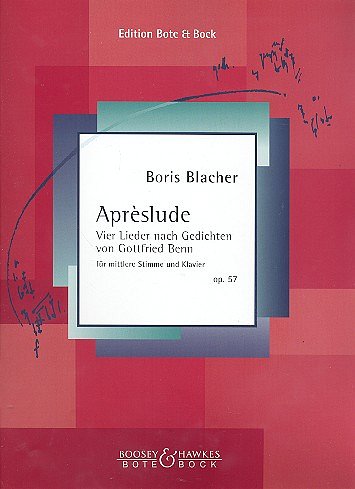 B. Blacher: Apreslude op. 57, GesMKlav (Klavpa)