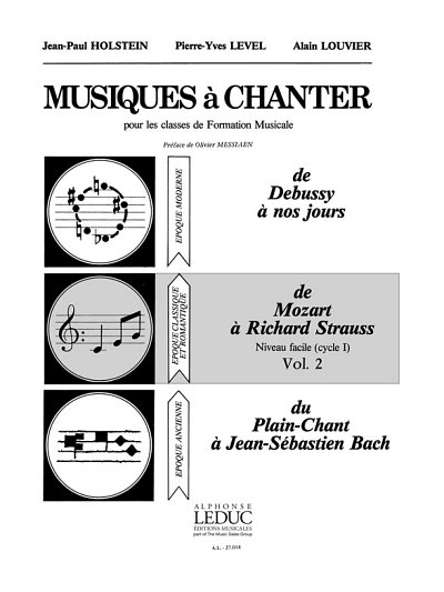 J. Holstein y otros.: Musiques à Chanter Vol 2 De Mozart à R. Strauss