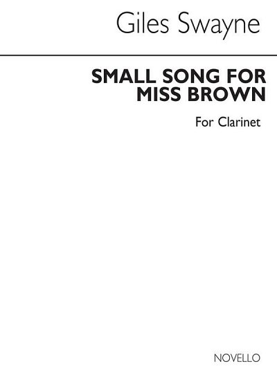 G. Swayne: A Small Song For Miss Brown (Bu)