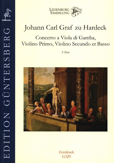 J.C. Graf zu Hardegg: Concerto F-Dur, Vdg2VlBc (Pa+St)