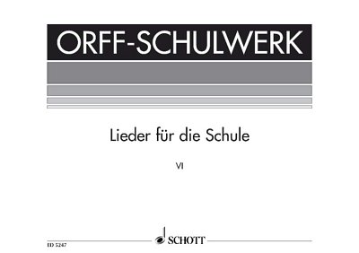 DL: O. Carl: Lieder für die Schule, GesOrff (Part.)