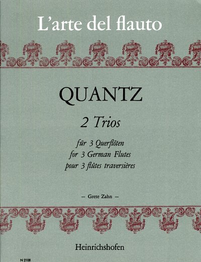 J.J. Quantz: 2 Trios, 3Fl (Sppa)