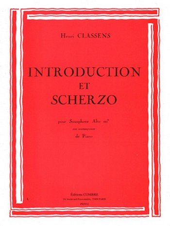 H. Classens: Introduction et scherzo, ASaxKlav (KlavpaSt)
