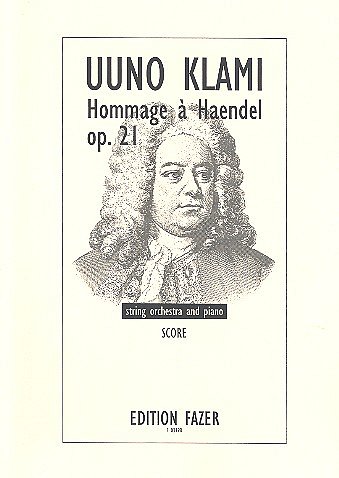 Hommage à Händel op. 21, KlavOrch (Part.)