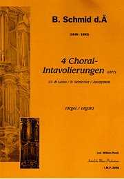 B. Schmid: 4 Choral-Intavolierungen (1577)