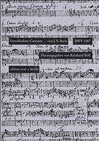 R. Böß: Verschiedene Canones ... von J. S. Bach (BWV 10 (Bu)