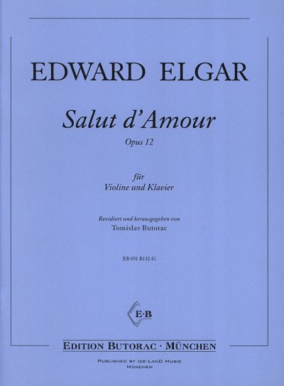E. Elgar: Salut d'Amour op. 12, VlKlav (KlavpaSt)