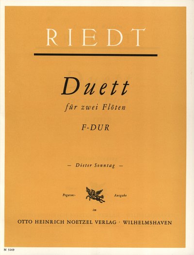 Riedt Friedrich Wilhelm: Duett F-Dur