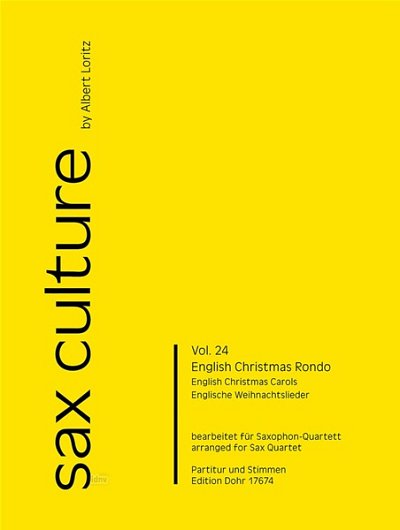 (Traditional): English Christmas Rondo, 4Sax (Pa+St)