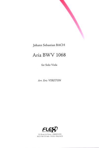 J.S. Bach: Aria Bwv 1068, Va