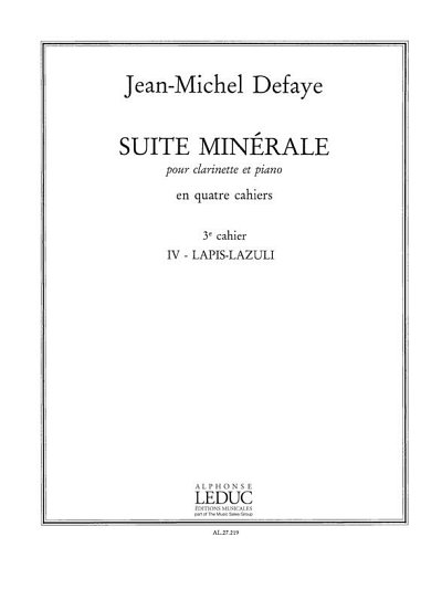 J.-M. Defaye: Suite Minerale Vol.3 - N04, KlarKlv (KlavpaSt)