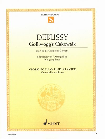 C. Debussy: Golliwogg's Cakewalk, VcKlav (KlavpaSt)