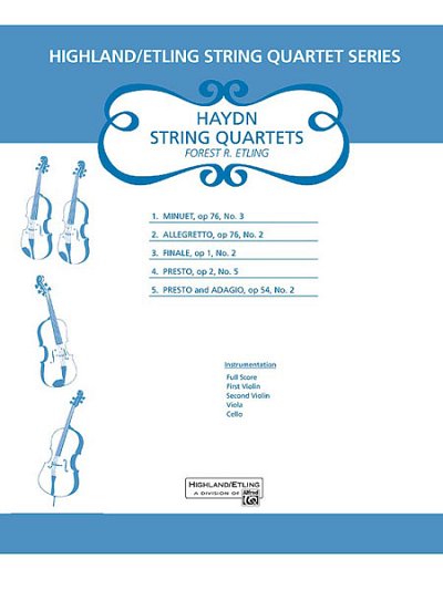 J. Haydn: Haydn String Quartets, 2VlVaVc (Bu)