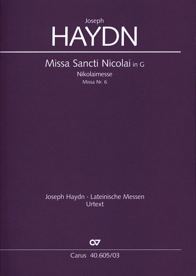 J. Haydn: Missa Sancti Nicolai, 4GesGchOrchO (KA)
