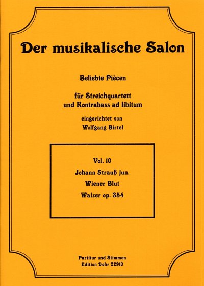 J. Strauß (Sohn): Wiener Blut op. 354, 4/5Str (Pa+St)