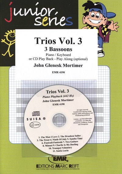 AQ: J.G. Mortimer: Trios Vol. 3, 3Fag (+CD) (B-Ware)