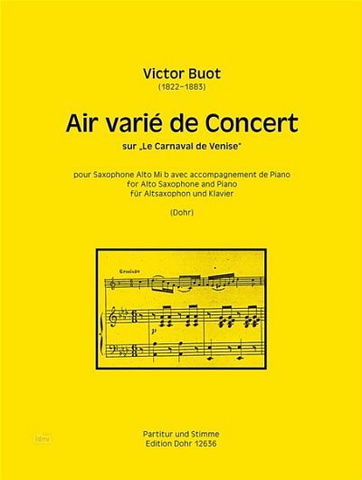 C. Buot, Victor: Air varié de Concert