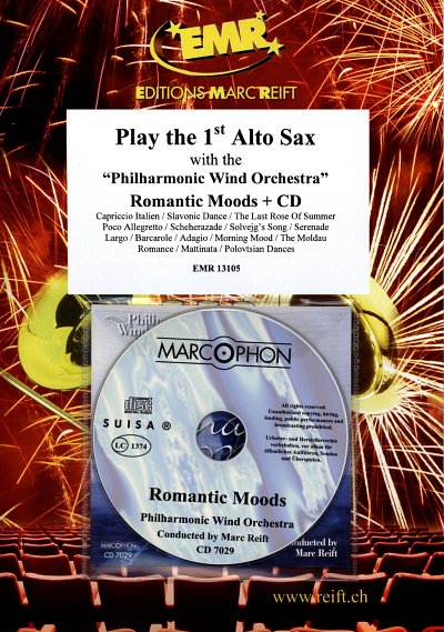 Romantic Moods + CD Play the 1st Alto Sax