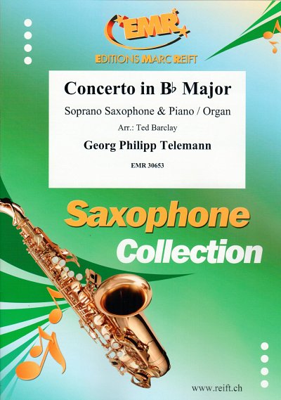 G.P. Telemann: Concerto In Bb Major, SsaxKlav/Org
