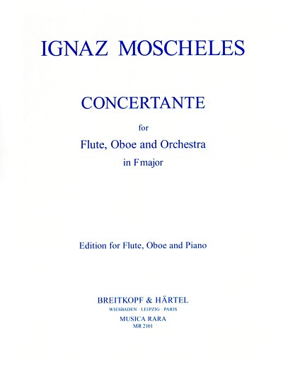I. Moscheles: Concertante in F, FlObKlav (KlavpaSt)