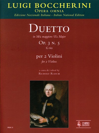 L. Boccherini: Duetto in E flat Major op. 3/5 G, 2Vl (Pa+St)