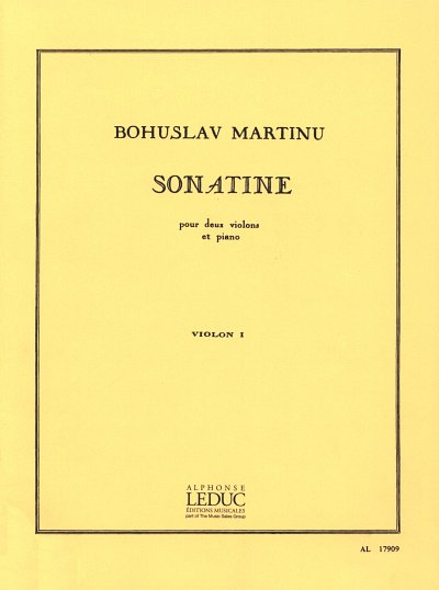 B. Martin_: Sonatine For Two Violins And Piano H198 (Stsatz)