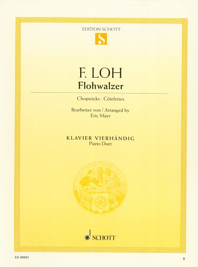 Loh, F.: Flohwalzer, Klavier vierhaendig