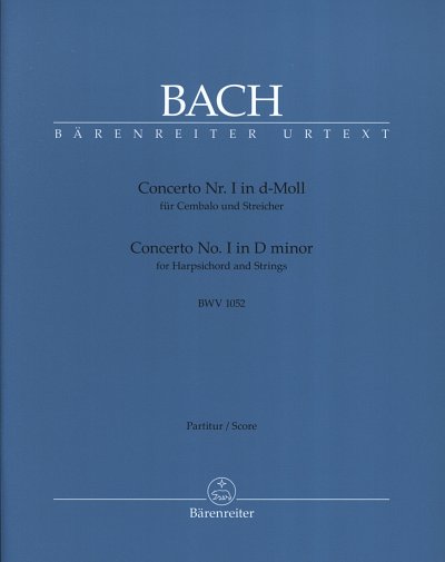 J.S. Bach: Concerto Nr. I d-Moll BWV 1052, CembStro (Part)