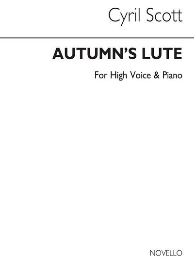 C. Scott: Autumn's Lute-high Voice/Piano, GesHKlav