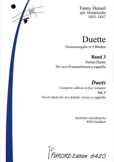 F. Hensel: Duette 3, 2GesSA