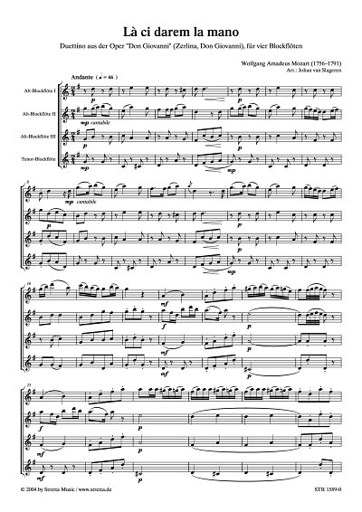 DL: W.A. Mozart: La ci darem la mano (Reich mir die Hand, me