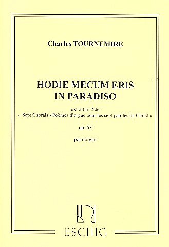 C. Tournemire: Choral N 2 Orgue (Part.)