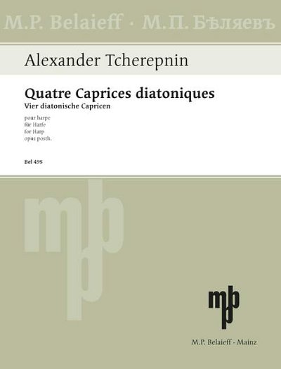 DL: A.N. Tscherepnin: Vier diatonische Capricen, Hrf