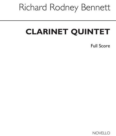 R.R. Bennett: Clarinet Quintet (Part.)