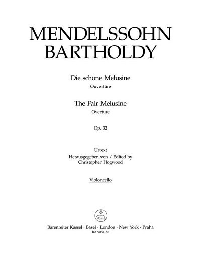 F. Mendelssohn Barth: Die schöne Melusine op. 32, Vc