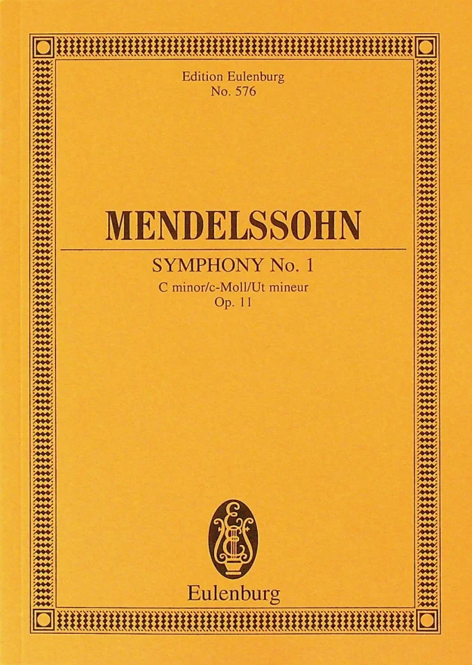 F. Mendelssohn Bartholdy: Sinfonie 1 C-Moll Op 11 Eulenburg  (0)