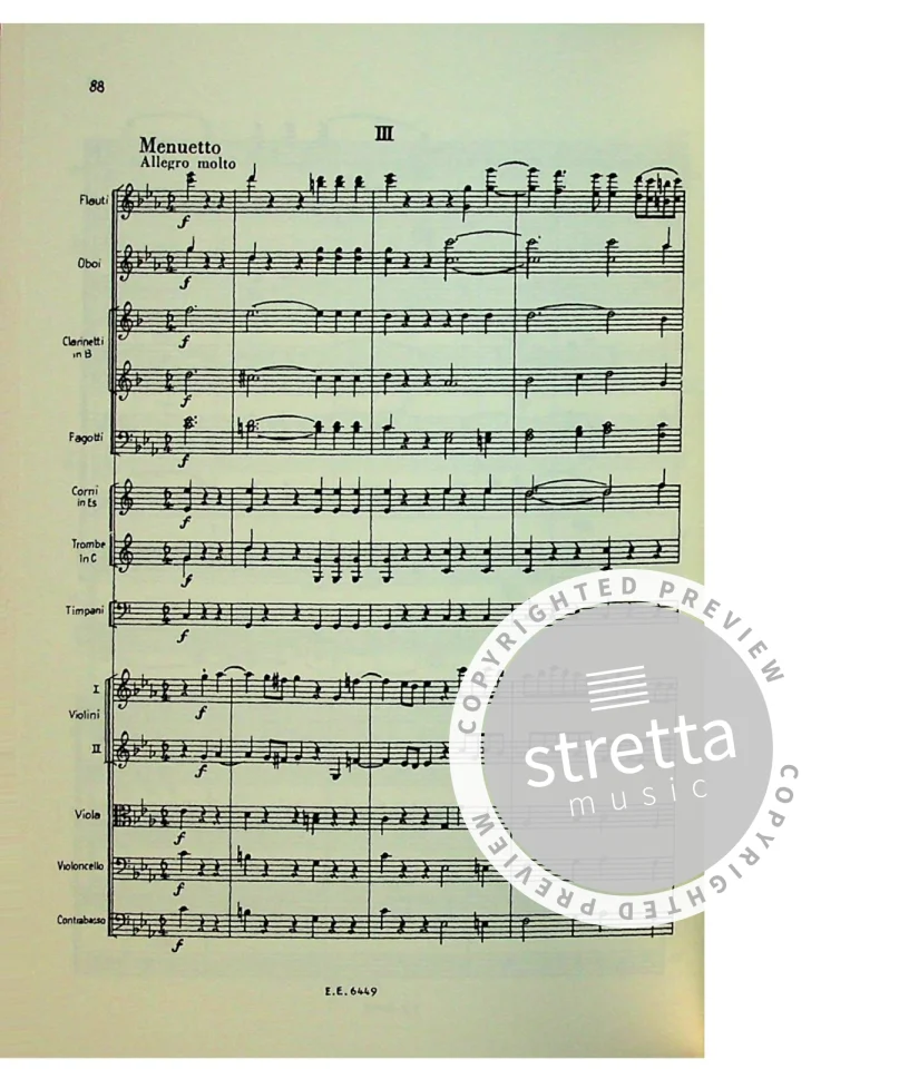 F. Mendelssohn Bartholdy: Sinfonie 1 C-Moll Op 11 Eulenburg  (2)