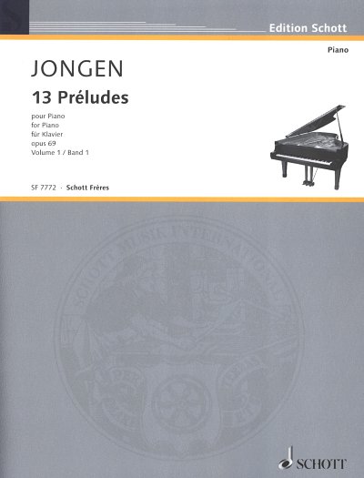 J. Jongen: 13 Préludes op. 69 Band 1, Klav