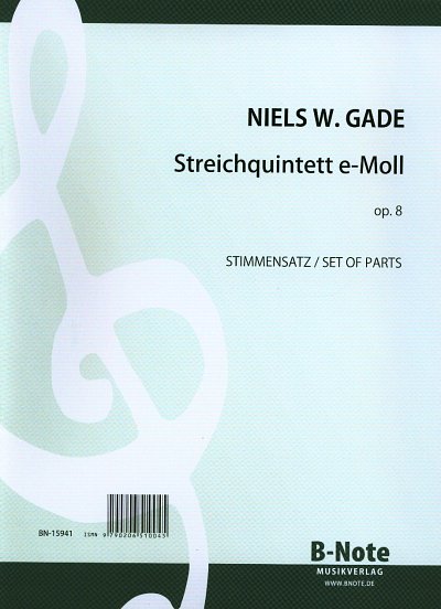N. Gade: Streichquintett e-Moll op.8, 2VlVla2Vc (Stsatz)