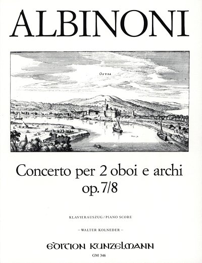 T. Albinoni: Concerto für 2 Oboen D-Dur op. 7, 2ObStr (KASt)