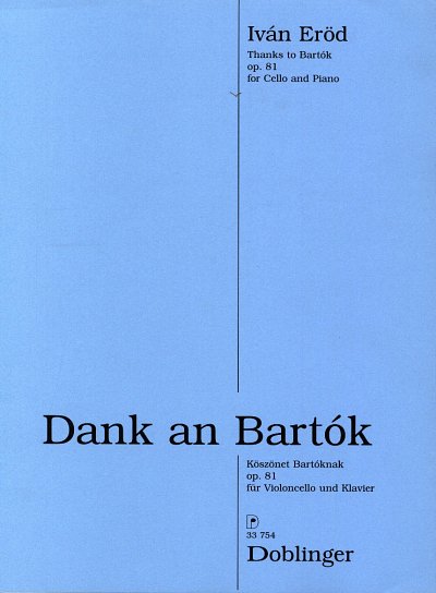 I. Eröd: Dank an Bartok op. 81