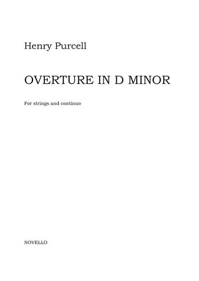 H. Purcell: Overture In D Minor