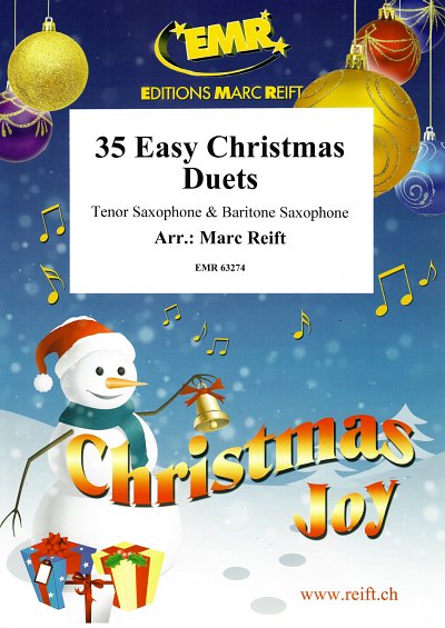 M. Reift: 35 Easy Christmas Duets, 2Sax(TB)