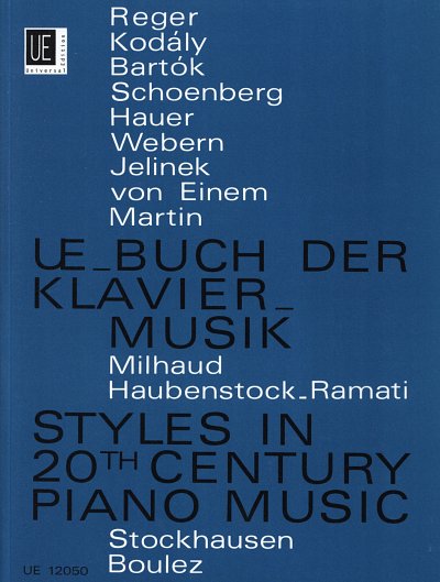 UE-Buch der Klaviermusik des 20. Jahrhunderts, Klav