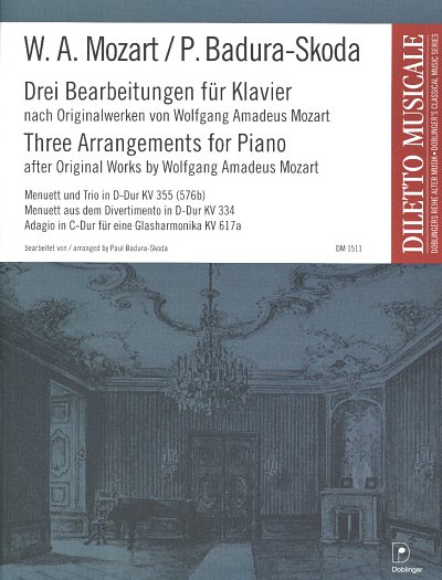 W.A. Mozart: Three Arrangements