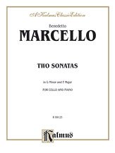 DL: B. Marcello: Marcello: Two Sonatas in G M, VcKlav (Klavp
