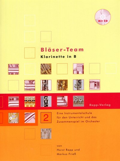 H. Rapp: Bläser-Team 2, Blkl/Klar(B) (+CD)